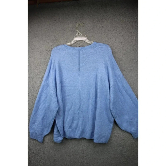 Vince Camuto Marine Blue Women's V-Neck Sweater-Size XXL-New w/Tags - Picture 10 of 12